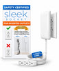 Smart Sleek Socket: Universal Outlet Concealer with Wi-Fi Smart Power Strip