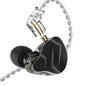 KZ ZSN PRO X Wired Earbuds, in-Ear Monitor Headphones with Dual Driver-Clear Sound and Ergonomic Custom-Fit Earpieces (S/M/L),Gaming Earbuds,3.5mm Jack for Phones Computer Laptops (Black Without Mic)