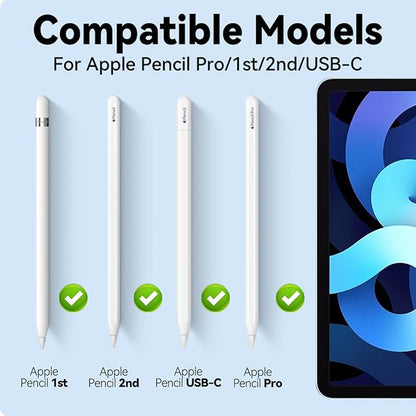 Replacement Tips for Apple Pencil Pro/Pencil 2nd Generation/Pencil 1st Generation/Pencil USB-C (4 Pack)