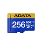 ADATA 256GB Premier Extreme microSDXC SD7.1 Express Card for Nintendo Switch 2, PCIe Gen3 x1 / U3 / C10 / V30, Up to 800/700 MB/s, 4K Video Recording, Compatible w/ASUS ROG Ally (UD256GEX3L1-C)