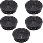 Aifeier ET 1-3/8 Inch Cable Grommets Petal-Shaped Buckle Type Wire Hole Cover for Cord Management and Protection of Cabinet, 5PCS 35mm