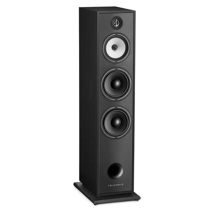 triangle Borea BR10 Tower Speaker (Each) – 3-Way Floorstanding Loudspeaker with Dual 8" Woofers, Deep Bass & Wide Soundstage – Premium Hi-Fi Audio – Black