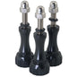3PCS Black Aluminium Alloy Hand Tightened Screws Length 19.6mm Universal Action Camera Accessories Adapter Screw for Connecting Tripods Selfie Sticks Fill Light