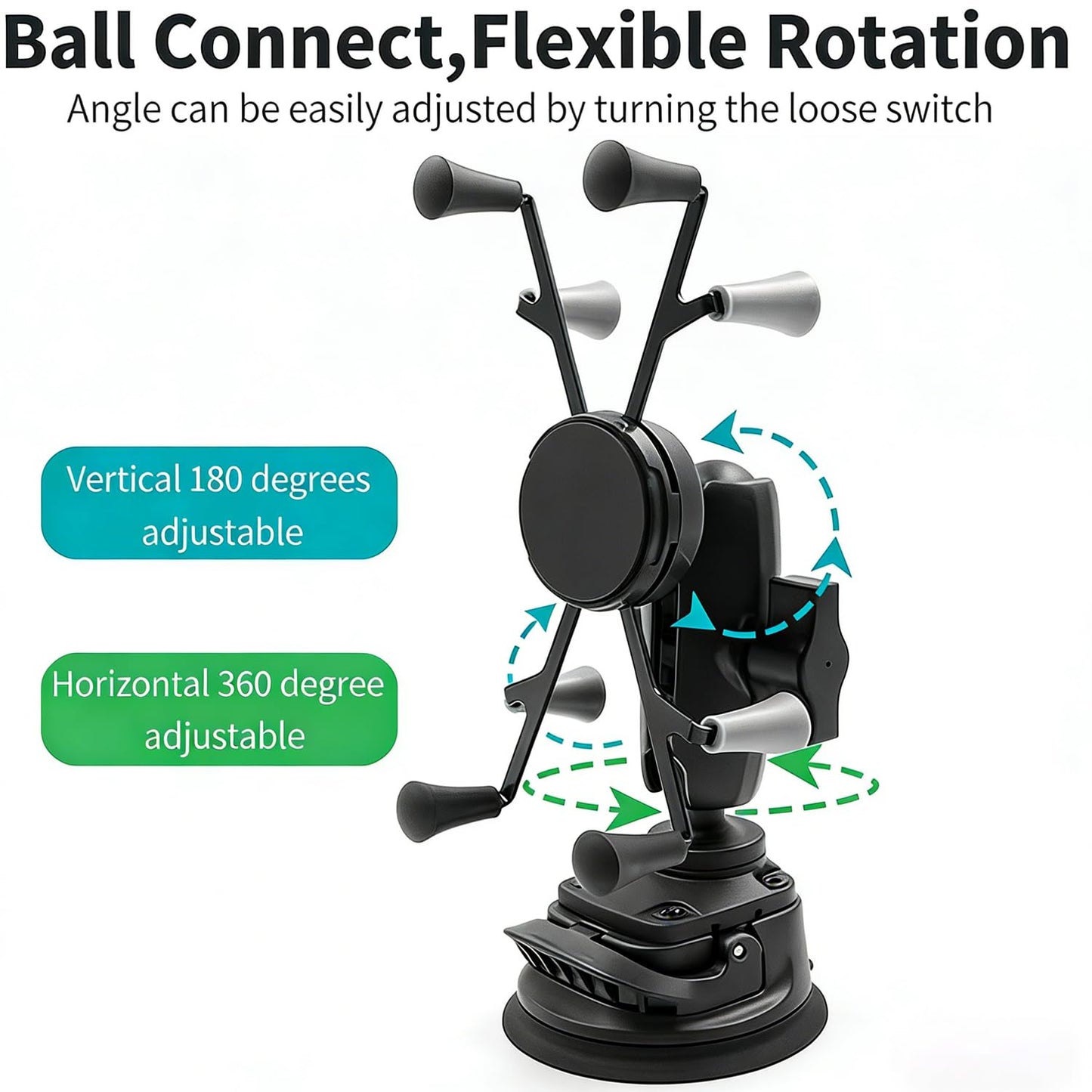 Strg Tablet Holder iPad Car Mount for Car Dashboard & Windshield