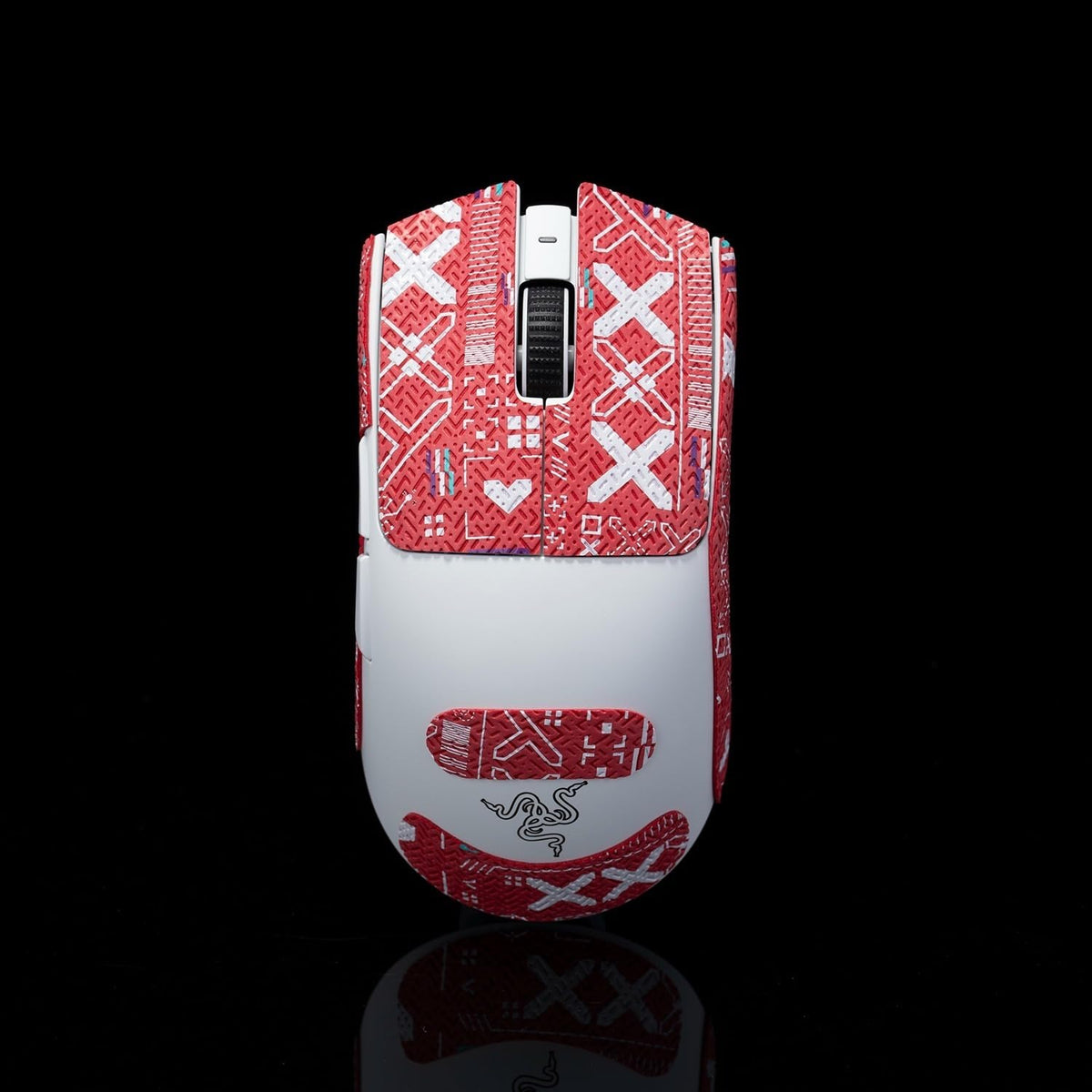 Hokeyio Grip Tape for Razer Viper V3 Pro & V4 Pro - Anti-Slip,Enhanced Control, Sweat Resistance,Improves FPS Gaming Grip & Mouse Protection [Pre-Cut] CS Pink