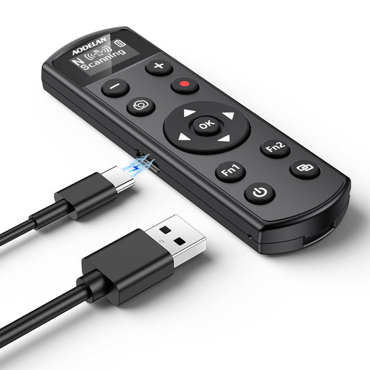 Rechargeable Shutter Release for Nikon AODELAN Wireless Camera Remote Control Compatible with COOLPIX P1000, P1100, P950, B600, A1000, Z50, Z30, Z fc, Z6 II, Z7 II,Z5, Replaces Nikon ML-L7(Black)