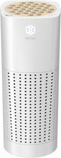 IMUNSEN M-003W True HEPA 13 Filter Air Purifier for Car, Desk, and Office with Carbon Deodorization Filter, 4-Stage Filtration, Smoke, Odors, Allergens, USB Port 5V, Made in Korea - White