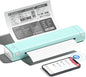 Phomemo M08F Portable Printers Wireless for Travel, Thermal Printer Support 8.5" X 11" US Letter Thermal Paper, Bluetooth Inkless Printer Compatible with iOS, Android, Laptop for Travel, Office, Home