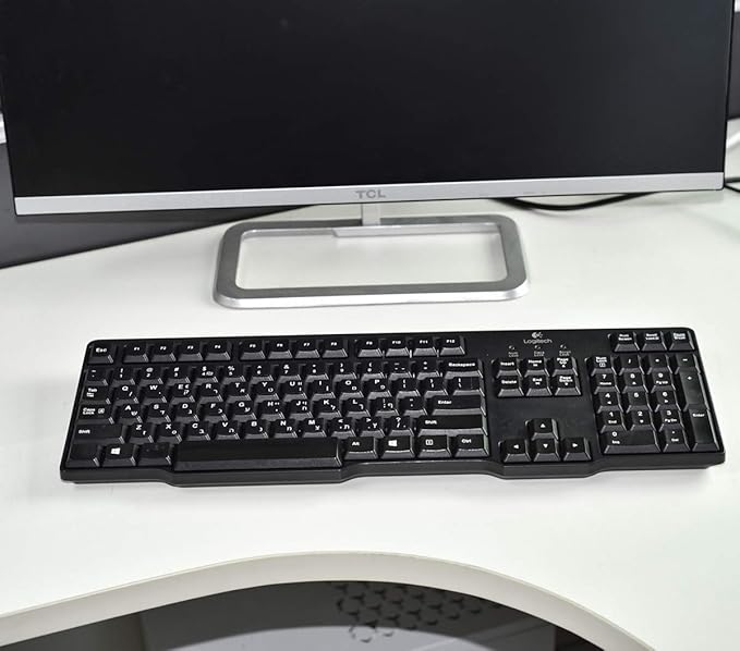 [2PCS Pack] French Keyboard Stickers,Matte Vinyl Keyboard Sticker with White Letters Non-Transparent for PC Computer Laptop Notebook Desktop Keyboards (French)