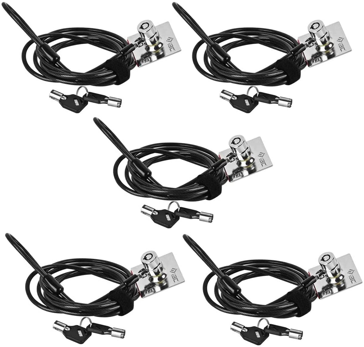 I3C Laptop Cable Lock Hardware Security Cable Lock Anti Theft Combination Lock, Laptop-Computer-Security-Locks for Laptop PC Monitors Projectors Docks Tablet Notebooks (10pack)