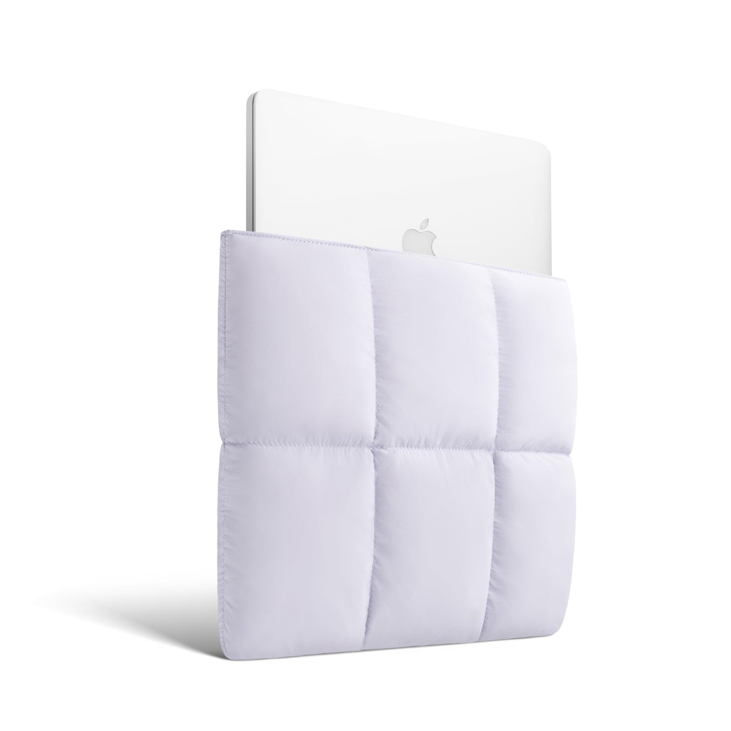 Comfyable Puffy Laptop Sleeve 13 Inch 14 Inch, Quilted Puffer Laptop Carrying Case for Women, Pillow Case Compatible with MacBook Air/Pro M5 M4 M3 M2 Pro/Max 2026, 13" MacBook Neo A18, Lavender