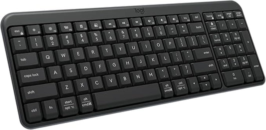 Logitech K250 Compact Bluetooth Wireless Keyboard with Numpad - Graphite