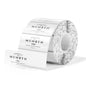 MUNBYN 2 Inch Transparent Round Thermal Labels, 500 Sheets/1 Roll