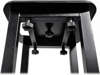 Rockville RTP82B 8 ft Adjustable Black Totem Moving Head Light Stand, Dual Scrims, Travel Bags, Speaker Mount, for DJs and Stage Lighting