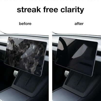 Slate Screen Cleaner Spray and Microfiber Cloth - Streak Free - Cleans Laptop, Computer, Tablet, Phone, TV, and Car Screens, Biodegradable Plant-Based Formula, Touch Safe, 3oz 2-Pack