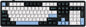 EPOMAKER Aula F108 Wireless Gaming Keyboard, Full Size Mechanical Keyboard with 4000mAh Battery, 108 Hot-Swappable and Programmable Keys, RGB Backlight, for Mac/PC/Android (Blue&White&Black)