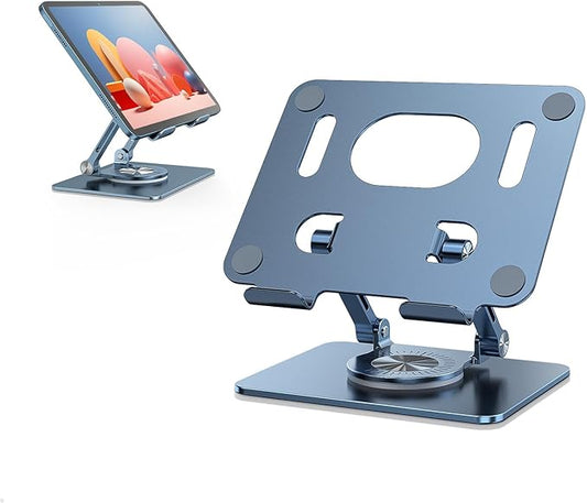JOIOT Adjustable Tablet Stand for Desk, Foldable Portable Holder