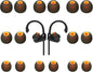 Earbud Tips Ear Bud Tips Soft Anti Slip Washable and Reusable Silicone Replacement Earbud Tips Fit Most in-Ear Earbuds(Inner Hole 3.8mm -5.1mm) 18pcs S M L