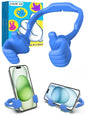 CALDEVER Stocking Stuffers for Teens Boys Girls Cell Phone Stand: Upgrade Adjustable Thumbs Up Lazy Phone Holder for Desk Fun Birthday Gifts for Grandma Adults Husband from Wife (Grey, 1)