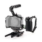 Tilta Camera Cage Compatible with Canon R5 Mark II | Integrated Cooling System, Cold Shoe Mount, 1/4"-20 and 3/8"-16 Threads (Black, Full Cage)