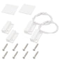 FOCMKEAS 2Pcs Magnetic Reed Switch Surface Mount, NC, 2 Wire, ABS, MC-38
