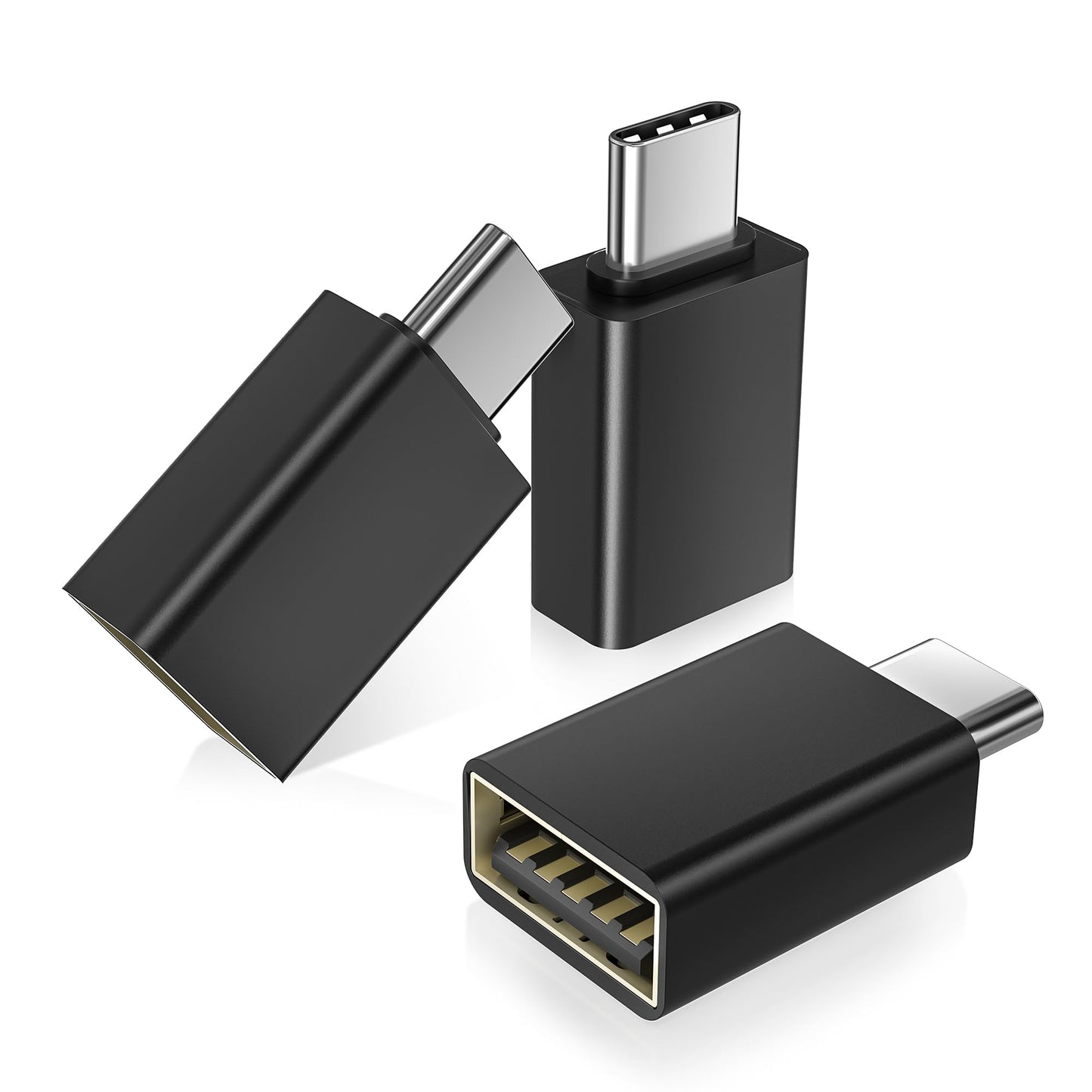 Basesailor USB C to USB Adapter 3Pack,USBC Male to USB 3.0 Female Converter