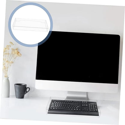 Cabilock Clear Desktop Computer Keyboard Cover Skin, Keyboard Cover, Acrylic Computer Mechanical Protector Skin Waterproof