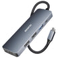 BENFEI 8-in-1 USB C Hub with Secure Clamp – Features 4K@60Hz HDMI, Gigabit Ethernet, 100W PD, 10Gbps 1x USB-C, 2 x USB-A 3.2, 2 x USB-A 2.0 Compatible with MacBook, iPad Pro, iMac, S23, XPS17
