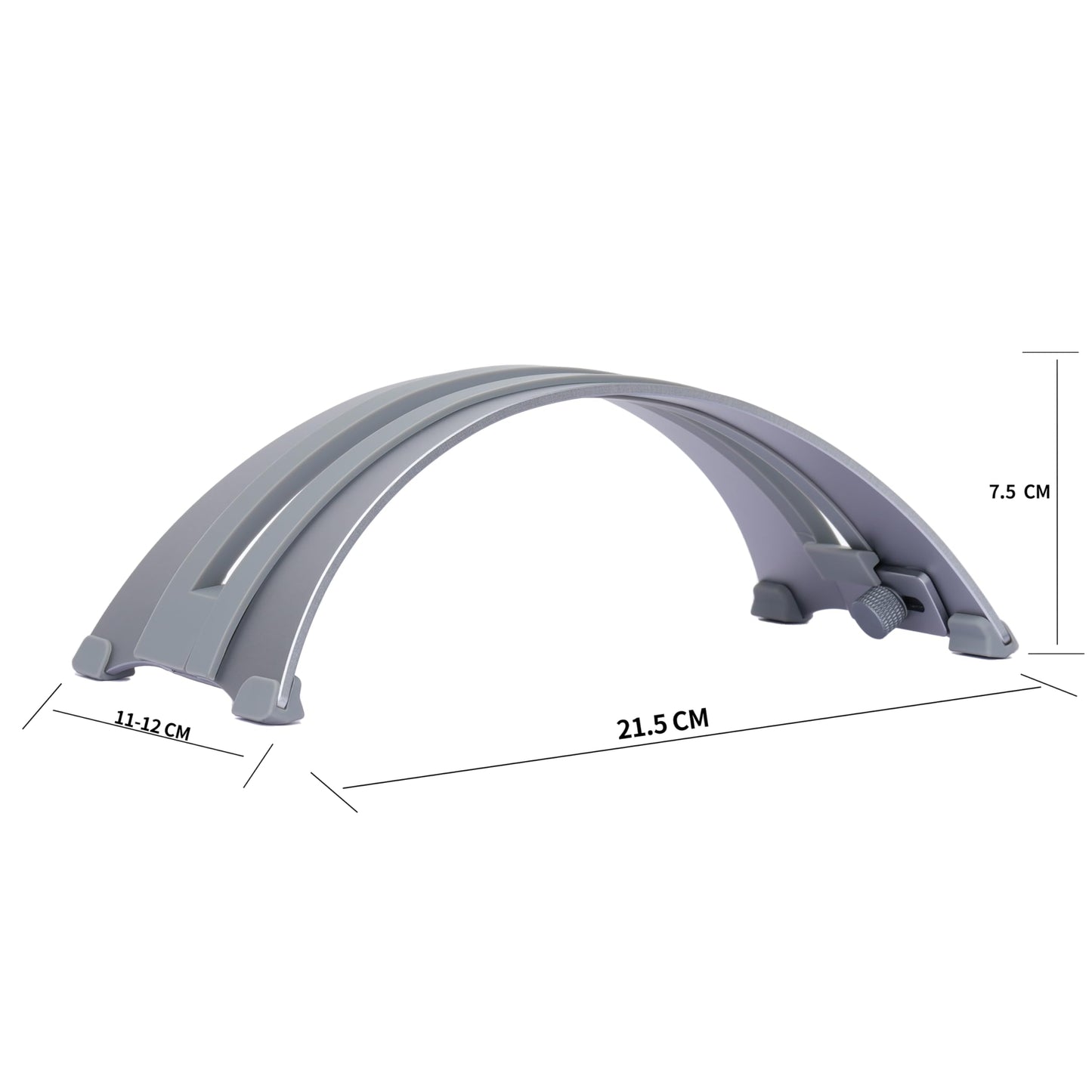 Psitek Adjustable Vertical Laptop Stand - 6061 Aluminum, CNC Precision, Anodized Finish, Fits All Laptops Including 17-inch, Ventilated Design, Anti-Slip Silicone Pads, ARC Shaped Stands