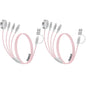 4-in-2 Multi Charging Cable for Apple Watch Charger/iPhone/Galaxy Charger