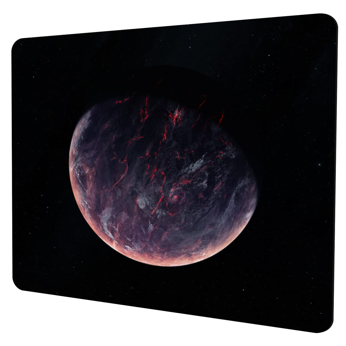 SHALYSONG Watercolor Flower Mouse Pad, 9.5"x7.9" Non-Slip Laptop Mousepad