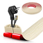 Floor Cord Cover Self Adhesive Cord Hider,10FT Cable Management, Extension Strip Protector for Wires, Prevent Cable Trips for Offices, Gyms, Exhibitions Cavity:0.39"(W) x 0.27"(H) Black