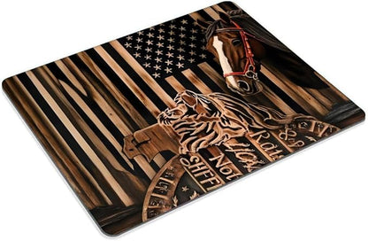 Horse, National Flag Mouse pad Customized Mousepad Non-Slip Rubber Base Mouse Pads for Computers Laptop Office Desk Accessories Mouse pad