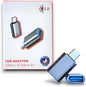 JLB USB C to USB Adapter (2 Pack), USB C Male to USB 3.0 Female Adapter, 5Gbps Data Transfer, Compatible with MacBook, iPad, iPhone, Microsoft Surface, Samsung, Dell XPS & More Devices
