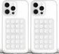 Anteel Medium-Sized Silicone Suction Phone Case Adhesive Mount, Enhanced Suction Power and Upgraded Thickened Sticky Phone Grip, Durable, Hands-Free Sticky Phone Holder, 2.28"x3.46" (TP&TP)