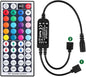 SUPERNIGHT RGB Light Strip Remote Controller, RF Remote of 2-in-1 4 Pin Dimming, Brightness Flash Mode Dimmer for SMD 5050 2835 3528 LED Strip Lights (RF- 2 Ports)