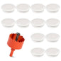 Desk Grommet 2 inch(50mm) 12 Pcs, Desk Hole Grommet, Cable Grommet, Desk Hole Cover, Desk Cord Hole Cover, Desk Cable Hole Cover with Hole Saw, Desk Wire Hole Insert, Furniture Hole Cover(White)