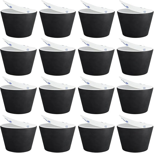 1.2" Silicone Non-Skid Speaker Pads-16Pack, Adhesive, for Small Speakers, Turntable, Subwoofer Isolation Feet, Reduced Resonance & Vibration