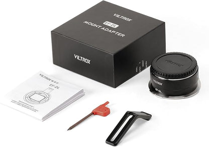 VILTROX EF-DL Lens Mount Adapter Auto Focus EF/EF-S Lens to DJI Ronin 4D Camera Lens Adapter Converter with USB Type-C Upgrade Compatible with Canon EF/EF-S Lens to DJI Ronin 4D Camera