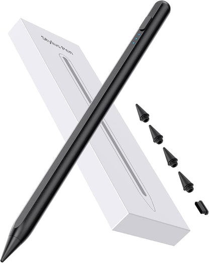 Stylus Pen for iPad 2018-2025, 15Mins Fast Charge for Apple Pencil, Palm Rejection, Compatible with iPad 10/9/8/7/6, iPad Pro 12.9"/11"/13" M4, iPad mini 6/5, iPad Air 5/4/3/11"-13" M2
