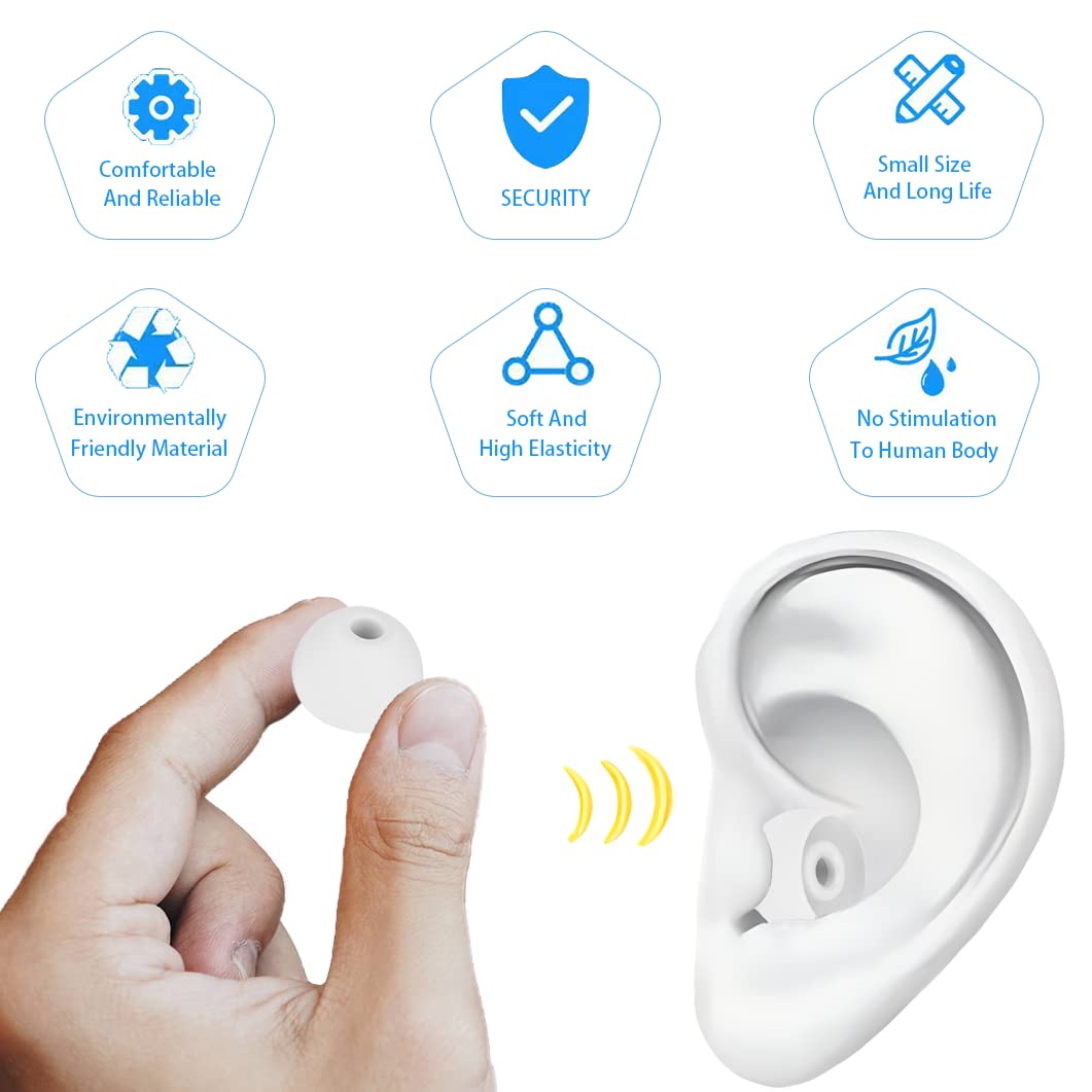 Earbud Tips Replacement Earbud Tips Earbud Replacement Tips Headphones Replacement Ear Pads Ear Tips for Earbuds Compatible with Powerbeats Pro Beats Wireless Earphone Headphones 4 Pairs (Light Grey)