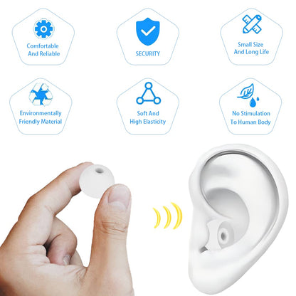 Earbud Tips Replacement Earbud Tips Earbud Replacement Tips Headphones Replacement Ear Pads Ear Tips for Earbuds Compatible with Powerbeats Pro Beats Wireless Earphone Headphones 4 Pairs (Light Grey)