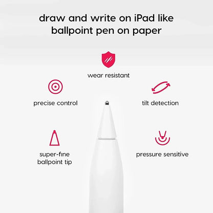 Astropad Rock Paper Pencil v3.0 – Paper Screen Protector for iPad 10.2 (7th, 8th, 9th Gen) + point Apple Pencil Tips 2 Pack – Compatible with Apple Pencil 1st/2nd Gens and Pencil Pro
