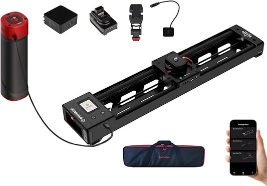 IFOOTAGE Shark Slider Nano II-660 (26inch) Motorized Camera Shark Slider with Dedicated Battery Grip PD140H Combo