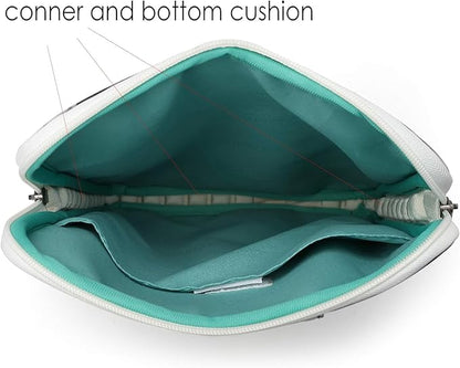 Canvaslove Cactus Corner and Bottom Rebound Bubble Cushioned Laptop Sleeve Bag case with Pockets and Handle For Macbook 14 inch,Surface Laptop 14.4 inch and 14 inch laptop