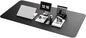 YSAGi Non-Slip Leather Desk Pad XL Size, Waterproof Laptop Computer Desk Keyboard Mat, Table Protector Blotter Mat, Large Mouse Pad for Office/Work/Home/Decor(Black, 47.2" x 23.6")-No Band