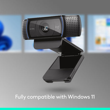 Logitech C920x HD Pro PC Webcam Full 1080p/30fps Video - Black