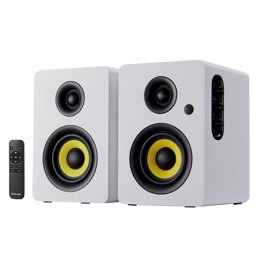 Sanyun SW206 80W 2.0 Active Bookshelf Speakers, Dual-Mode Creator & Music