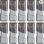 PNY 32GB Turbo Attaché 3 USB 3.0 Flash Drive, Silver (Pack of 10)
