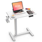 FiCiHi 28 Inch Small Electric Standing Desk, Adjustable Mobile Laptop Desk
